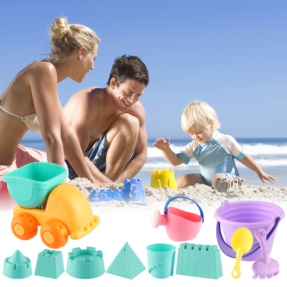 Beach Sand Toys Set for Kids Toddlers 11Pcs Beach Toys ...