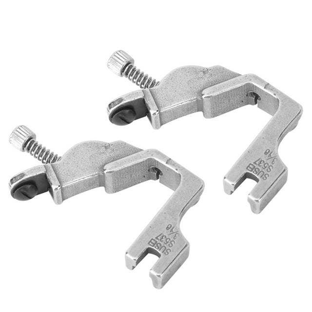 2 Pcs Elastic Presser Foot Sewing Machine All Metal S537 Presser Foot Accessory (3/16)