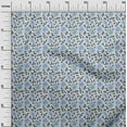 thumbnail image 3 of oneOone Coton Flex Bleu Bébé Tissu Floral Tissu pour Robe Tissu Imprimé Tissu au Mètre 40 Pouces de Large, 3 of 4
