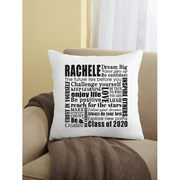 Download Personalized Dream Big Graduation Pillow - Walmart.com ...