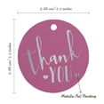 thumbnail image 6 of Inkdotpot Pack Of 100 Real Silver Foil Paper Tags Thank You Bridal Shower-Baby Shower-Retirement-Wedding-Birthday Favor Hang Tags, 6 of 7