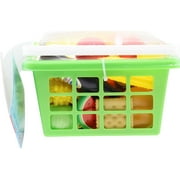Kid Connection Play Food Basket, 100 Pieces, Toddler Toys