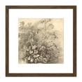thumbnail image 1 of Gainsborough Study Of Mallows 1750S Painting 8X8 Inch Square Wooden Framed Wall Art Print Picture with Mount, 1 of 4