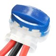 thumbnail image 4 of Conectores rápidos de nailon ignífugos y neutros para el clima, cable delimitador compatible con accesorios para cortacéspedes robóticos, diseño de tres orificios para conexiones de 2 o 3 cables, 4 of 5