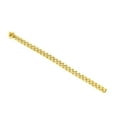 thumbnail image 6 of JewelStop 10K Yellow Gold 3.2mm Miami Cuban Chain with Polished Finish and Box Clasp - 20in, 6 of 7