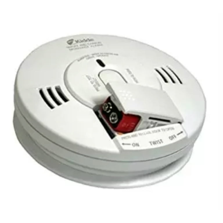 Kidde Battery-Powered Smoke & CO Detector, LED Light, Voice