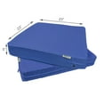 thumbnail image 2 of 2 Pack 23"x23"x5" Memory Foam Platform Water-resistant Cushions for Outdoor Patio Seats, 2 of 7