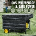 thumbnail image 5 of GENARMOR Waterproof Generator Cover for Running, Heavy Duty Outdoor Enclosure for 4000W-13000W, Black, 5 of 7