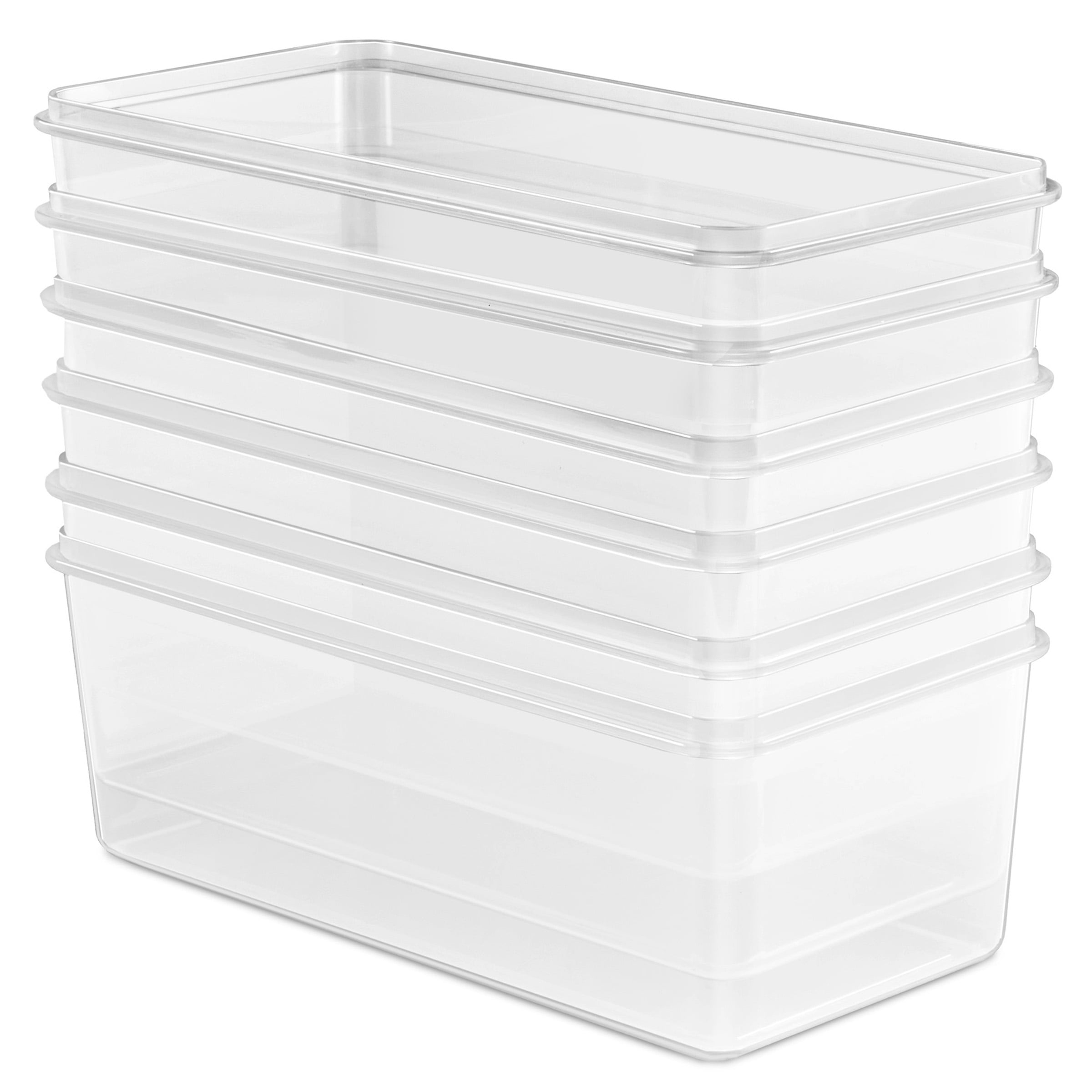 Sorbus 6 Pack (108oz/13.5cups) Airtight Food Storage Containers - Four-Way Snap Lids Keeps Food Fresh - Store Cereal, Pasta, Flour and more