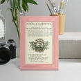 thumbnail image 4 of Printed Embellished Bookplate IV - Framed Print w/glass - Sunset Pink, 4 of 6