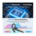 thumbnail image 3 of Auriculares Inalámbricos Bluetooth Audífonos Reducción de Ruido Malubero Negro, 3 of 5