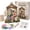 Hummingbird Always Near 3D Fabric Poke Art Memory Lantern Kit#4, variant on Baby Dragon DIY Patchwork Kit, Adorable Stuffed Dragon Patchwork Set, Hand Sewing Craft Kit for Crafters Home Decoration (Green)