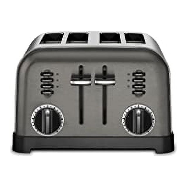 Tostadora clásica Cuisinart CPT-180BKS 4 rebanadas negra
