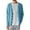 Blue, variant on Men's Knit Cardigan Sweater, V-Neck Button-Up Loose Fit Casual Outerwear, Lightweight Knitted Cardigan for Spring Fall Winter