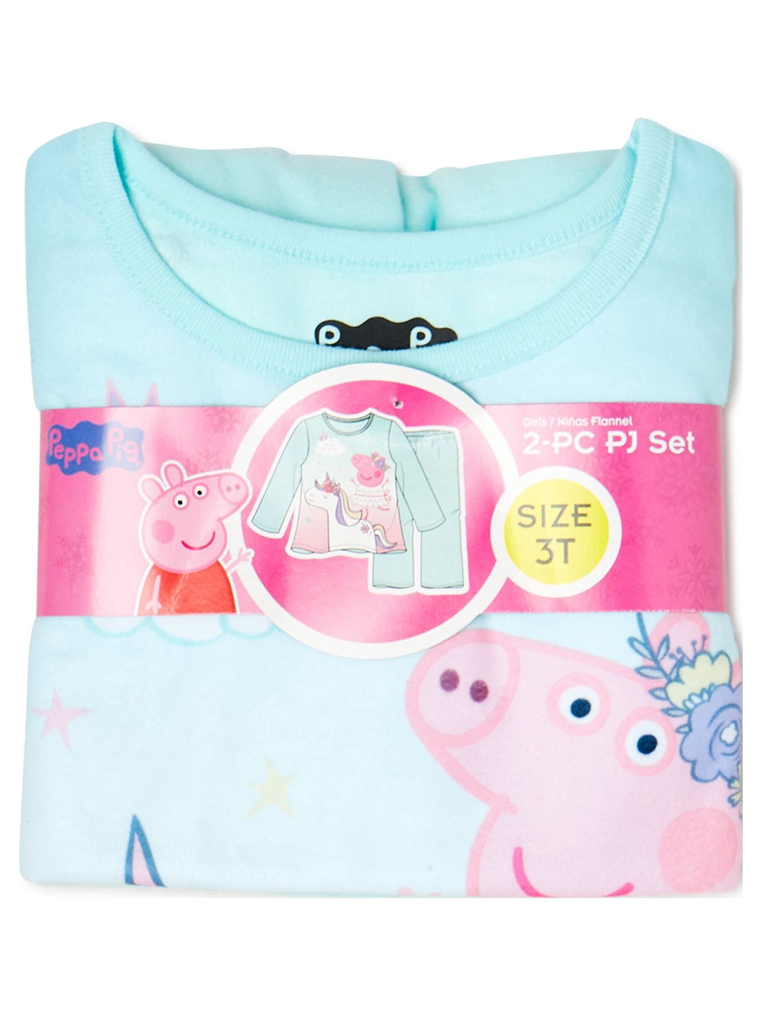 Peppa Pig Baby & Toddler Girls Pajama Set, 2-Piece, Sizes 12M-5T