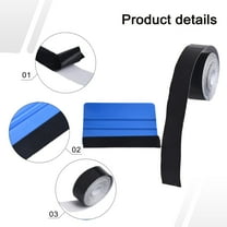 Huanke-Car Film High Gloss Vinyl Wrap Kit For Black Out Chrome Delete for Trim