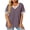 Brown, variant on CQONEPT Womens T Shirts Loose Fit Short Sleeve Tees Crew Neck Color Block Summer Tops Fashion Loose Fit louses Top Red XL