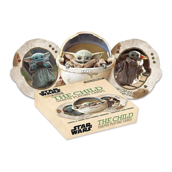 Star Wars The Mandalorian The Child Shaped Playing Cards