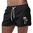 thumbnail image 2 of Men's Casual Shorts 10" Relaxed Fit Plaid Outdoor Hiking Work Stretch Cotton Casual Shorts Breathable Fabric Ideal for Outdoor Adventures (Black_02 , S), 2 of 4