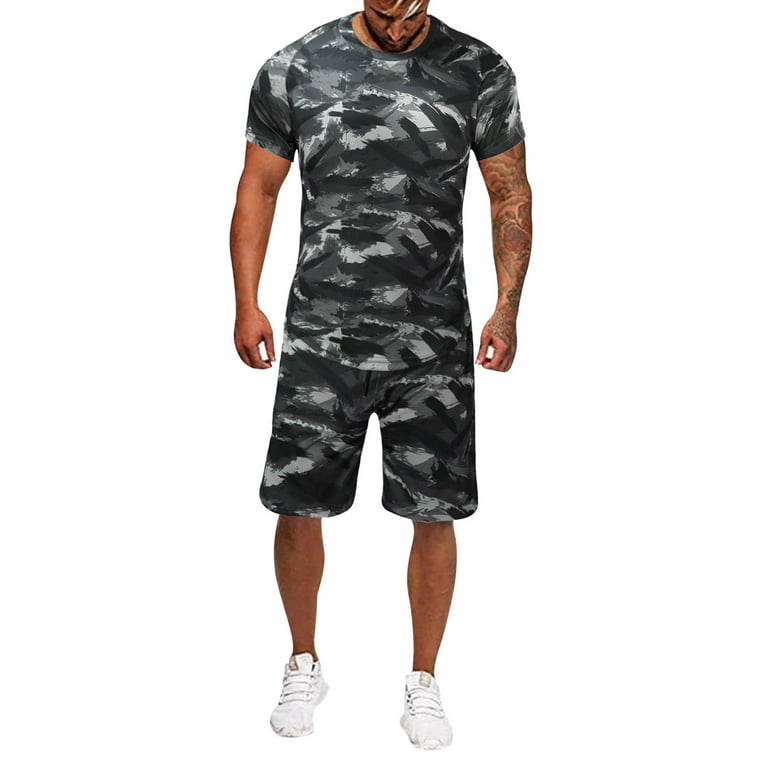 Sauna Effect Camouflage Shorts - Now Shape