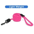 thumbnail image 5 of Pawtitas Reflective Dog Leash Large Rope Reflective Dog Leash 6 ft Paracord Lead Strong and Comfortable - Pink Dog Leash, 5 of 8