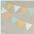 thumbnail image 2 of SAFAVIEH Martha Stewart Party Time Geometric Triangles Wool Area Rug, Bedford Grey, 8'x10', 2 of 3