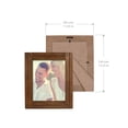 thumbnail image 6 of Prinz Homestead 8x10 Distressed Walnut Picture Frame, Set of 2 Frames, Tabletop or Wall-Mounted, 6 of 6