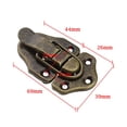 thumbnail image 3 of 8 pieces crate lock lever lock lock hasp cap lock lock toggle lock for toolbox drawer, 3 of 4