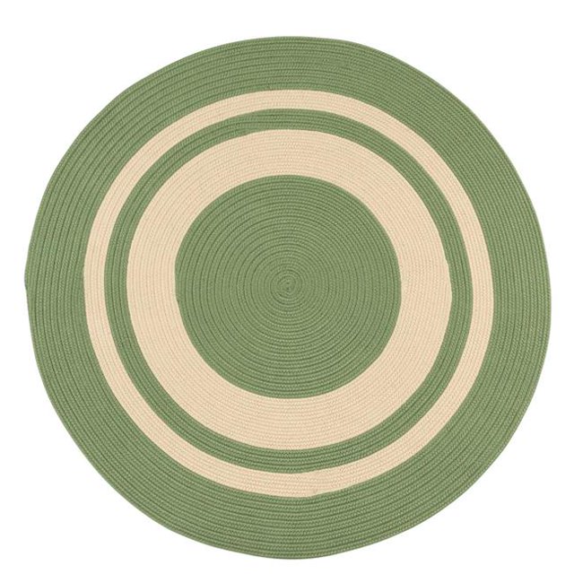 Colonial Mills Rug CN40R144X144 Coronado Round Braided Rug Moss - 12 ft.