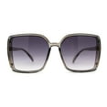 thumbnail image 2 of Luxurious Womens Thin Plastic Rectangle Diva Sunglasses Slate Smoke, 2 of 4