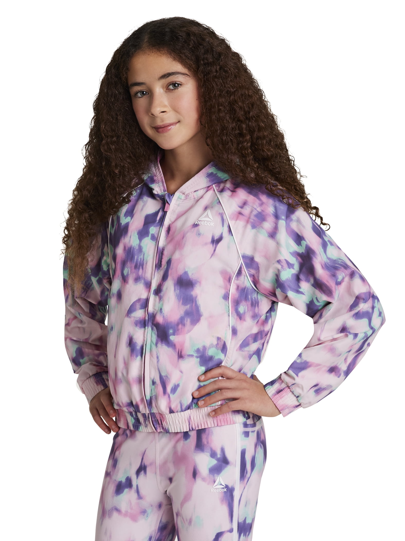 Reebok Girl’s Breeze Full-Zip Jacket, Sizes 4-18