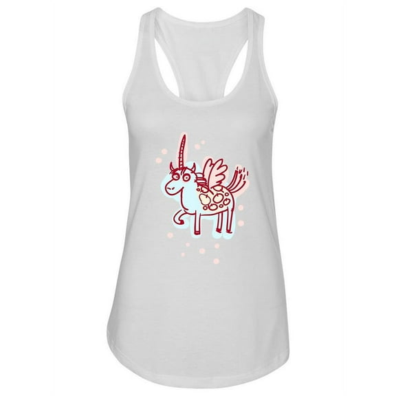 Doodle Unicorn Tank Women -Image by Shutterstock, Female x-Large