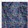 thumbnail image 3 of Soimoi Heavyweight Cotton Canvas Fabric Material- 56 Inch Wide, Blue- Floral Print, Ideal For Making Durable Tote Bags, Backpacks, Upholstery, Cushions, Tents, Furniture Covers, 1 Yard, 3 of 6