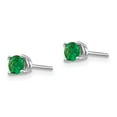 thumbnail image 2 of Primal Gold 14 Karat White Gold Tsavorite Earrings, 2 of 4