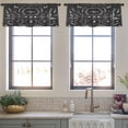 thumbnail image 3 of LALILO Kitchen Curtain Valance Floral Leaves Flowers Branches Rod Pocket Window Curtain 52"x 18" Set of 2, 3 of 5