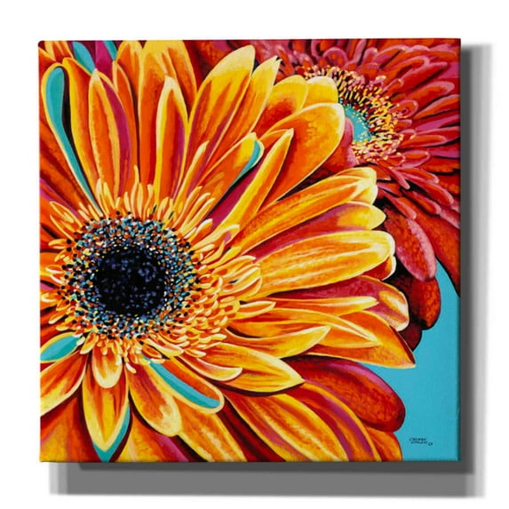 Epic Graffiti 'Color Bursts II' by Carolee Vitaletti, Canvas Wall Art, 12"x12"