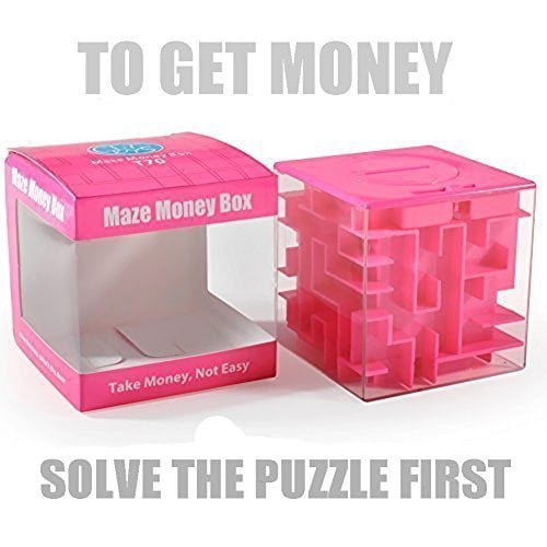 Trekbest Money Maze Puzzle Box - A Fun Unique Way to Give ...