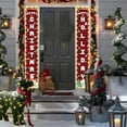 thumbnail image 4 of ToyKingdee Christmas Decorations Outdoor Merry Christmas Banner with String Lights Xmas Porch Door Welcome Sign Hanging Christmas Decor for Home Holiday Outdoor, 4 of 6