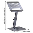 thumbnail image 3 of LAIQIEN 360 Rotation Aluminum Tablets Holder with Foldable Design and Adjustable Height for Phones and Tablets, 3 of 6