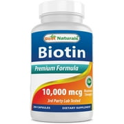 Best Naturals Biotin 10000 mcg 200 Capsules