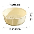 thumbnail image 2 of Cesta de Lavado de Verduras de Doble Capa - Recipiente de Drenaje Transparente con Cuchara Desmontable, Diseño Compacto para Frutas, Pastas y Verduras - Plástico Apto para Alimentos, 2 of 5