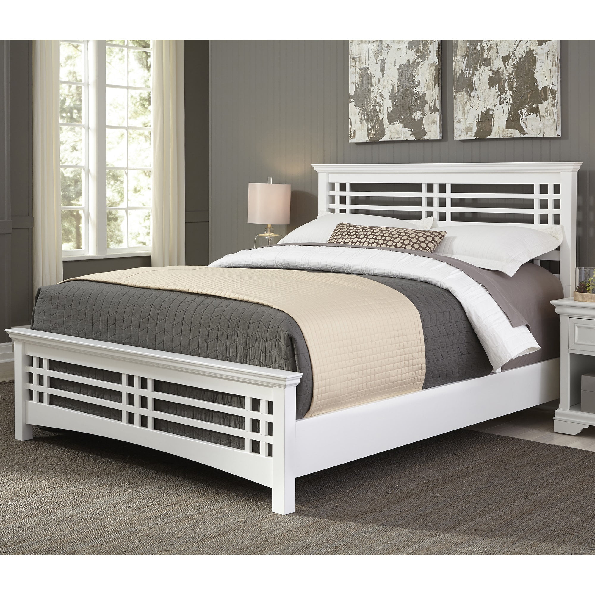 Fashion Bed Group Avery Complete, King Size Mission Style Bed Frame