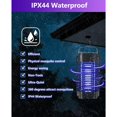 thumbnail image 4 of Zapper For Outdoor And Indoor  Electric Mosquito Waterproof Fly Traps Killer Home Backyard Garden Patio Camping, 4 of 6