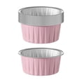 thumbnail image 1 of 15 moldes de aluminio para muffins, para hornear pasteles de queso y clubes. Rosa, 1 of 9