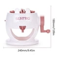 thumbnail image 3 of SALYWEE 22 Needle Smart Round Board Rotary Knitting Loom — DIY Creative Wool Weaving Machine for Adults, Children & Beginners, 3 of 8