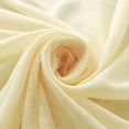 thumbnail image 5 of BalsaCircle 72" x 72" Ivory Faux Burlap Table Overlay Premium Polyester Wedding Party Tablecloth, 5 of 5