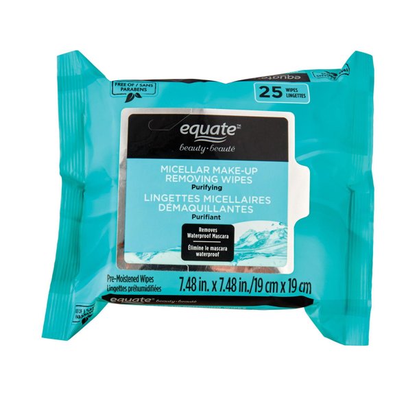 Equate Beauty Micellar Make-up Removing Wipes 25ct
