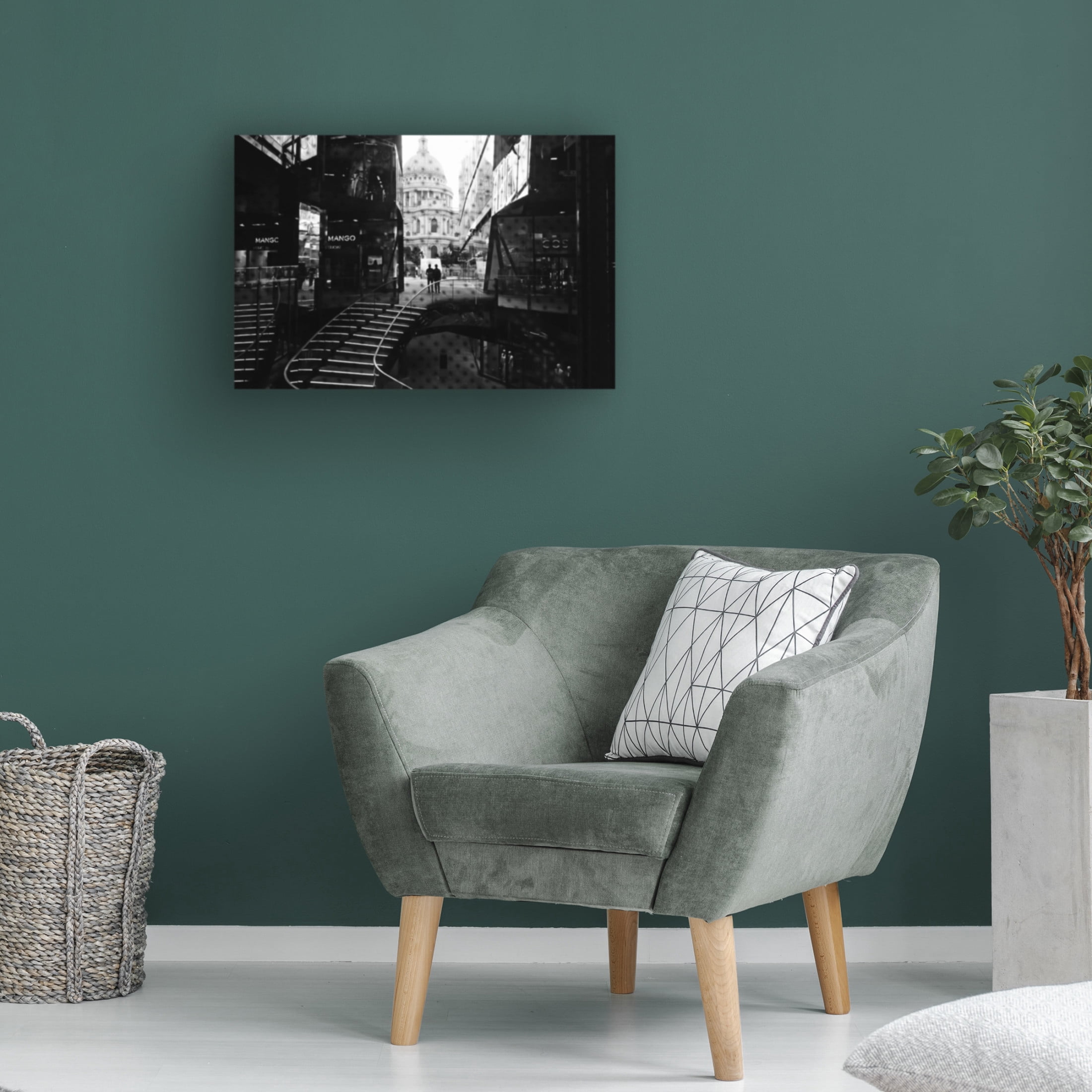 Trademark Fine Art Josefina Melo from London with love 6 Canvas Wall Art