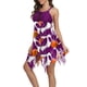 thumbnail image 5 of VISgogo - Conjunto de tankini informal para mujer, tops de malla con estampado floral y bragas de color sólido VISgogo moda, 5 of 9