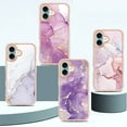 thumbnail image 6 of Case for Samsung Galaxy A02S EU Marble-patterned gold-edge phone case - Stylish protection, 6 of 6
